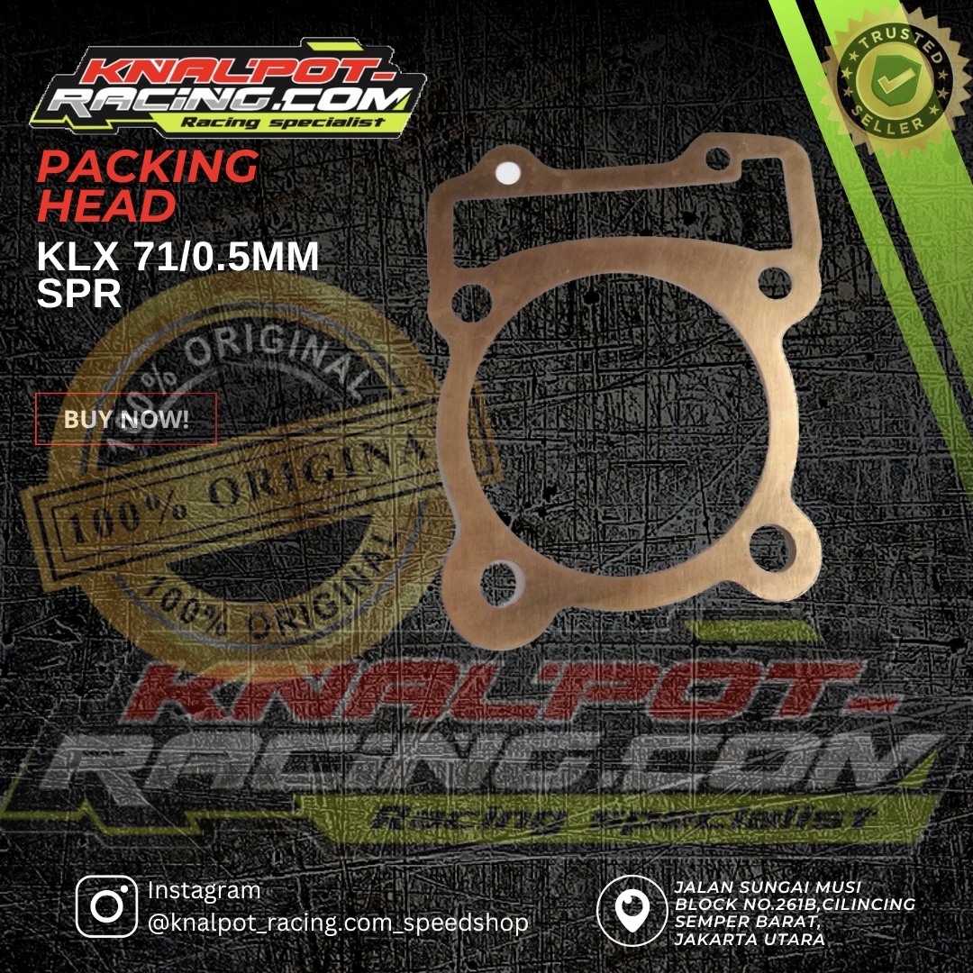 PAKING HEAD SPR KAWASAKI KLX DIAMETER 71 TEBAL 0.5MM SPR 